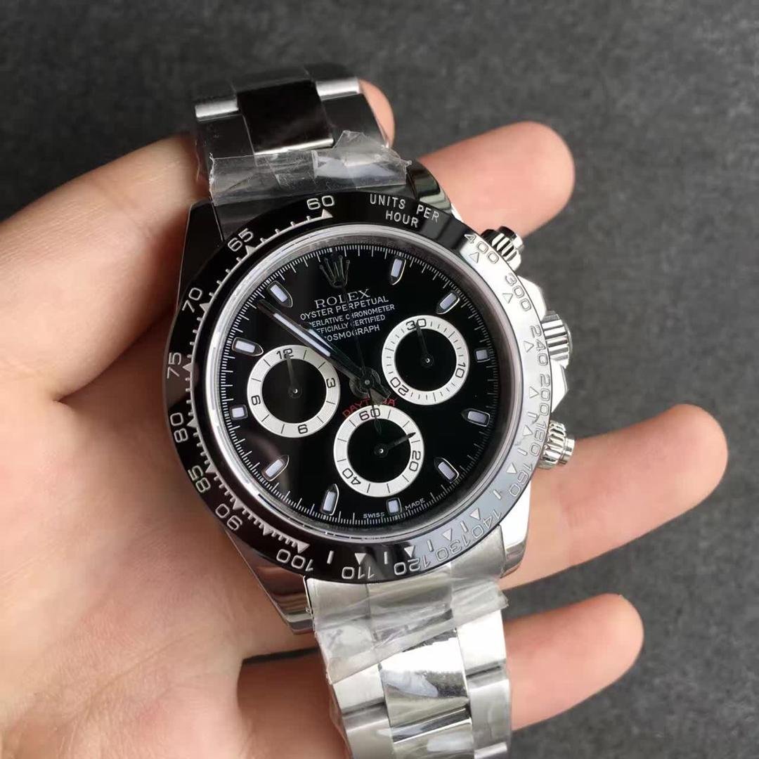 116500Ln Ceramic Black Dial 40MM Rolex Daytona Replica review