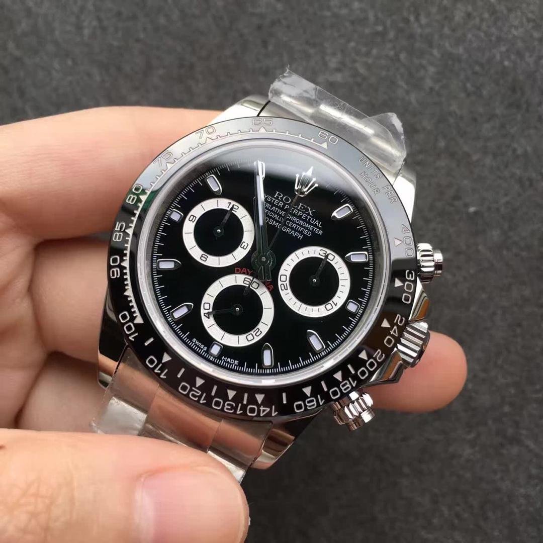 116500Ln Ceramic Black Dial 40MM Rolex Daytona Replica review