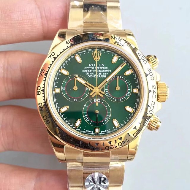 Replica Rolex Daytona 116508LN Green