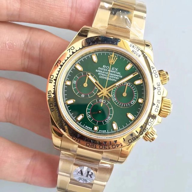 Replica Rolex Daytona 116508LN with Green Dial